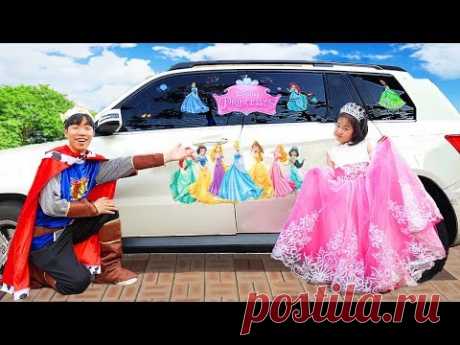 보람이의 공주드레스 파티놀이 Boram is going to the princess party