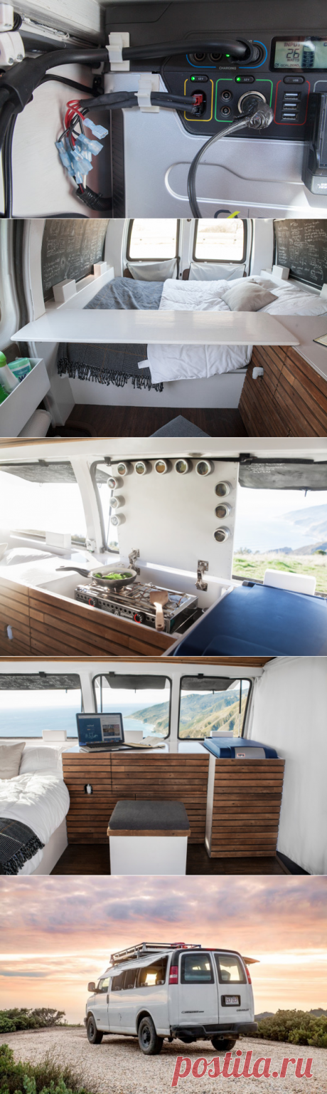 Домик в старом грузовом фургоне — Роскошь и уют