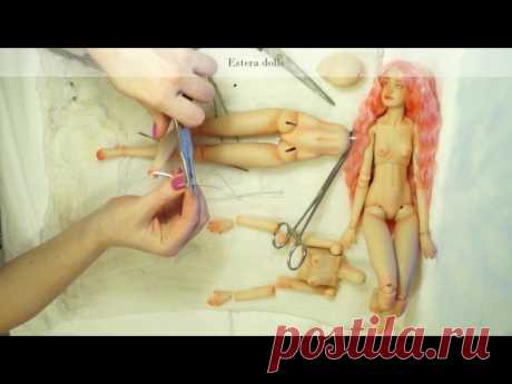 Видео инструкция по перетяжке шарнирной куклы #doll #bjd #dollbjd #artdoll #articulateddoll #OOAK #dollOOAK #кукла #шарнирнаякукла #перетяжкашарнирнойкуклы #перетяжкакуклы #ооак #бжд #куклаооак #куклабжд #шарниры #эстерадоллс #esteradolls
