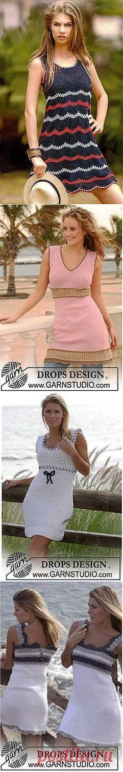 Платье и сарафан крючком или спицами