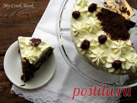 My Cook Book: Торт Чёрный Лес (Black Forest Cake)