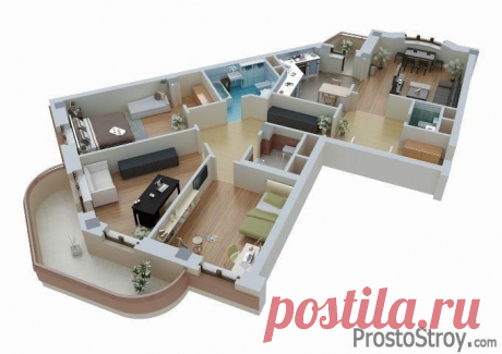 3d планировка квартиры