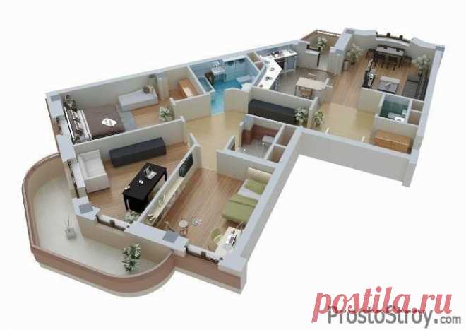 3d планировка квартиры