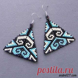 (63) Чудеса из бисера biser-beadwork.li... | Треугольники
