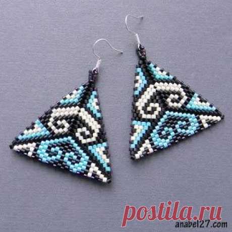 (63) Чудеса из бисера biser-beadwork.li... | Треугольники
