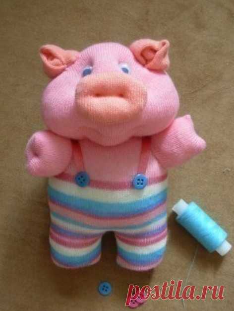 Как сделать игрушку из носка. | ИГРУШКИ СВОИМИ РУКАМИ