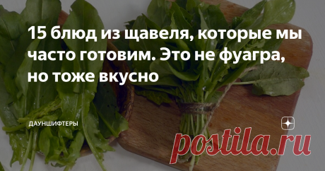 15 блюд из щавеля, которые мы часто готовим. Это не фуагра, но тоже вкусно Блюда со щавелем, которые пробовали готовить, и нам понравилось. Это лучше чем рафинированные продукты из супермаркетов. Сегодня про щавель.
Вот наш список блюд со щавелем, которые пробовали готовить, и нам