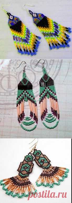 Модные серьги своими руками | Сайт Рукоделия