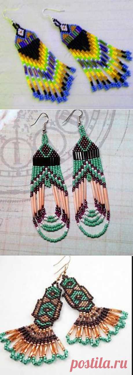 Модные серьги своими руками | Сайт Рукоделия