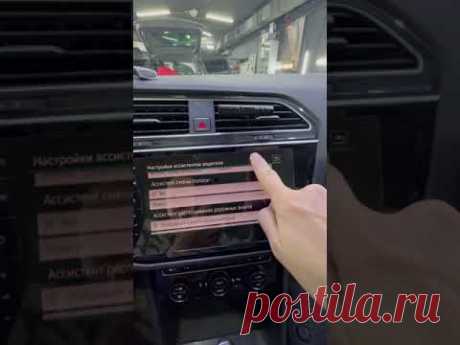 VW Tiguan.Стекло с обогревом и камера ассистентов