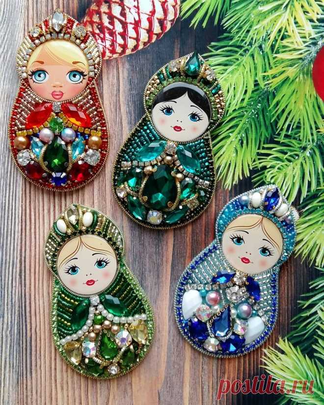 Броши ручной работы: идеи — Сделай сам, идеи для творчества - DIY Ideas