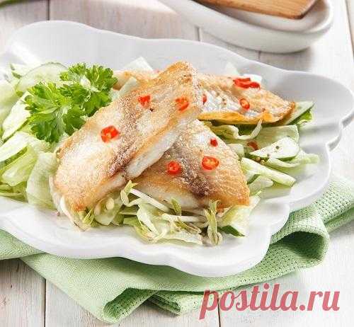 Рецепт салата с рыбой тилапией