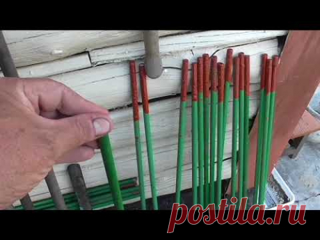 Какие колышки я использую на участке
