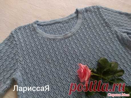 Очередная хлопковая кофточка на лето - Вязание - Страна Мам