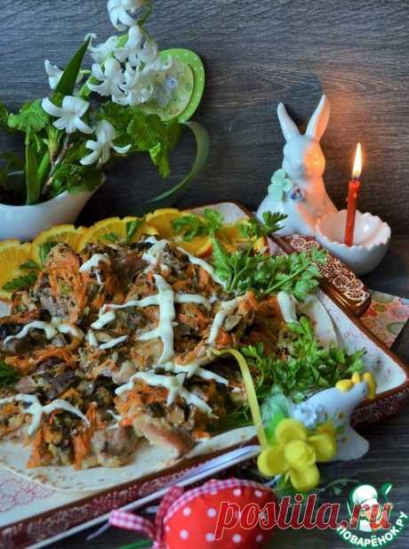 Свинина с грибами и морковью по-русски – кулинарный рецепт