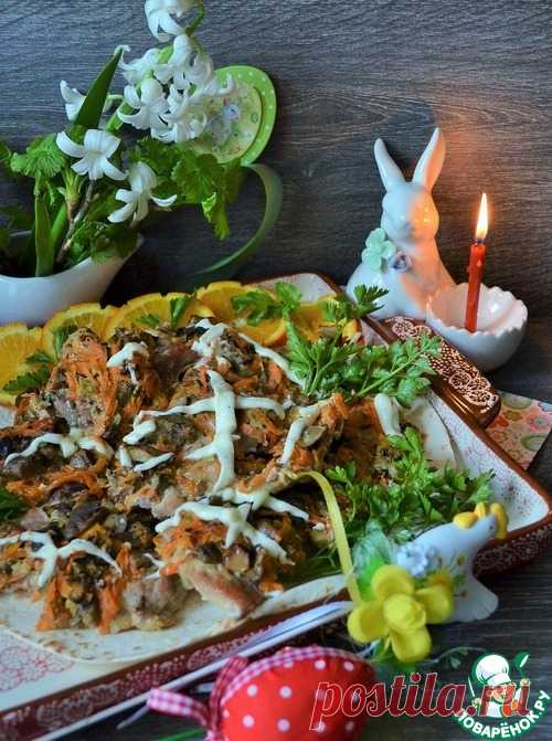 Свинина с грибами и морковью по-русски – кулинарный рецепт