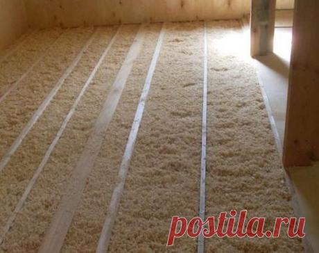 Утепление полов в брусовом доме: способы