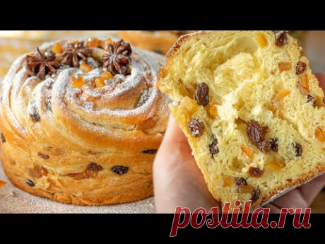 Нежный как пух ПАСХАЛЬНЫЙ КУЛИЧ КРАФФИН | очень красивый и невероятно вкусный | асмр рецепт