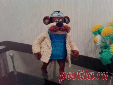 Рокки из &quot;Чип и Дэйл... &quot;, ч.4. Rocky from &quot;Chip and Dale ...&quot;, р.4. Amigurumi. Вязать игрушки.