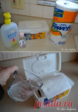 DIY Baby Wipes - Mrs. Weber's Neighborhood