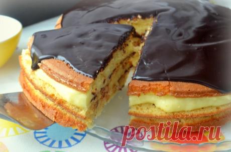 MY FOOD или проверено Лизой: Бостонский кремовый торт или пирог