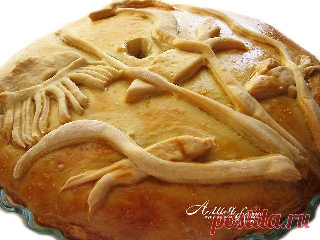 202. Пирог с рыбой и квашеной капустой