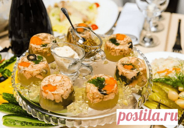 Заливное на праздничный стол – простые и вкусные рецепты «Фу, какая гадость эта ваша заливная рыба!» Так сказал один из главных героев фильма, без которого мы не встречаем Новый год уже много лет. Скорее всего, героиня, которая готовила это блюдо, не знала, как правильно его готовить. Для тех, кто оказался в той же роли, эта статья научит готовить вкусную закуску и не только из ...