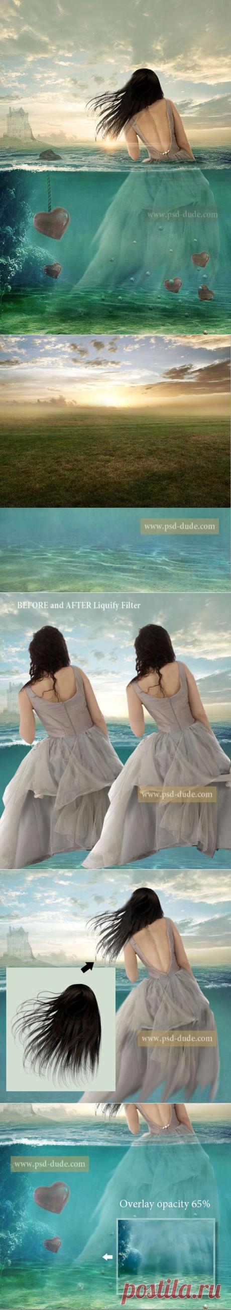 Love Me Photoshop манипуляции - Photoshop Учебник | PSDDude