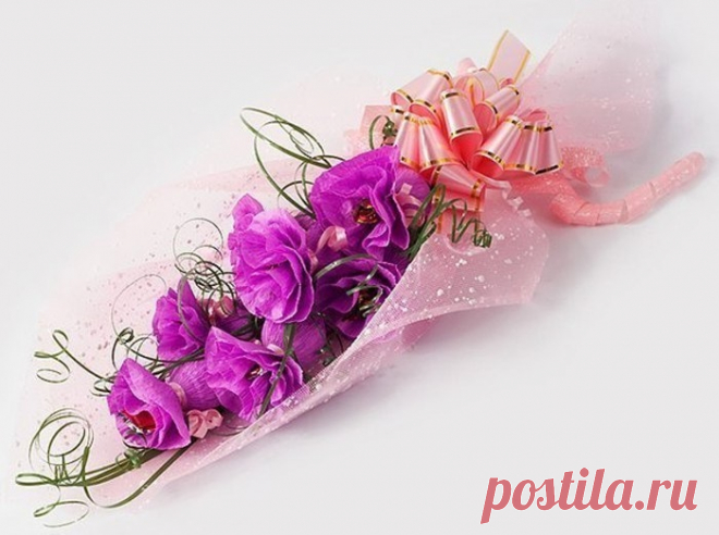 Букет из конфет своими руками.