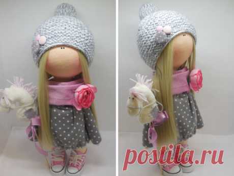 Rag doll Muñecas Photo doll Fabric doll by AnnKirillartPlace