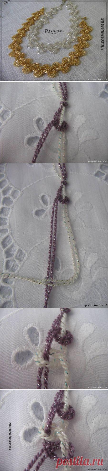 Элегантное колье своими руками