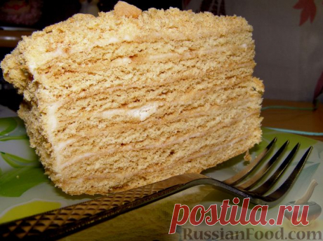 Рецепт: Торт медовый на RussianFood.com