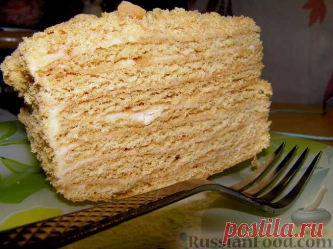 Рецепт: Торт медовый на RussianFood.com