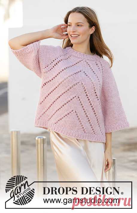 Джемпер Meadowsweet от DROPS Design