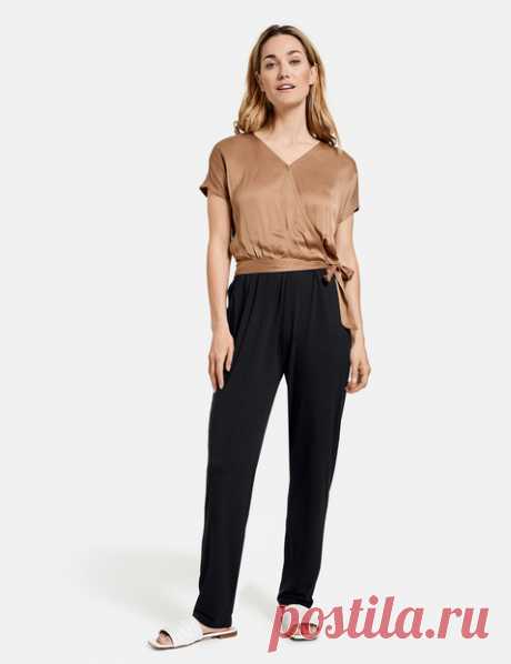 Комбинезон из вискозы EcoVero цвета мультиколор GERRY WEBER