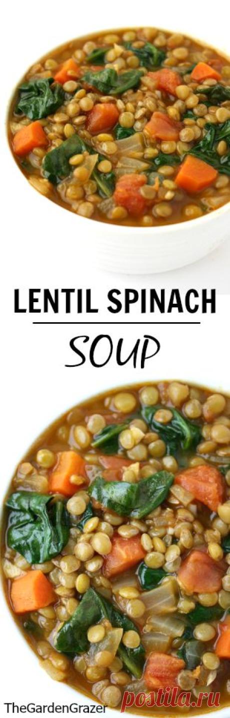 Lentil Spinach Soup