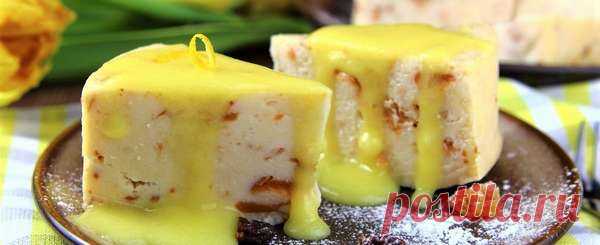 Картофельный пирог с лимонным соусом. Норвегия