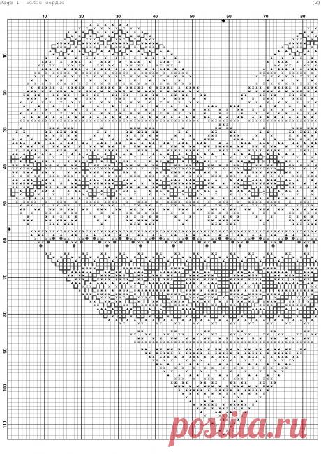 Вышитые сердца — Сделай сам, идеи для творчества - DIY Ideas