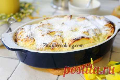 Запіканка зі здоби з яблуками та сиром | Picantecooking