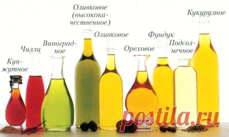 РАСТИТЕЛЬНЫЕ МАСЛА — ИНФОРМАЦИЯ О КАЖДОМ. СОХРАНИ, ПРИГОДИТСЯ!