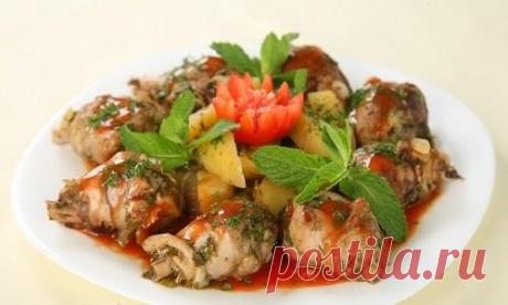 Чахохбили из курицы: добавьте грузинского колорита в меню