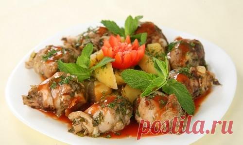 Чахохбили из курицы: добавьте грузинского колорита в меню