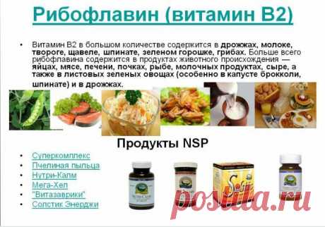 Рибофлавин (витамин В2) :: Рибофлавин (витамин В2) :: Витамины :: NSPschool