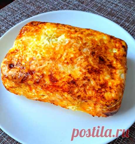 Рваный пирог из лаваша с творогом и сыром - рецепт автора Наталья Малыхина