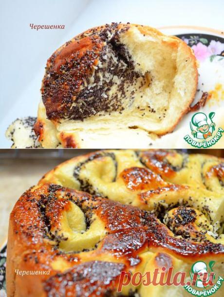 Пирог с маком и кокосовой стружкой - кулинарный рецепт