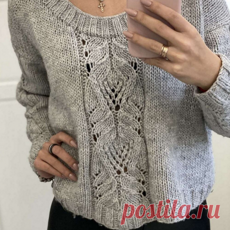 Нежные весенние джемперы спицами. 7 моделей с описанием и схемами | Paradosik_Handmade | Яндекс Дзен