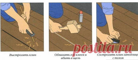 Избавляемся от скрипа деревянного пола - Самоделкино - медиаплатформа МирТесен