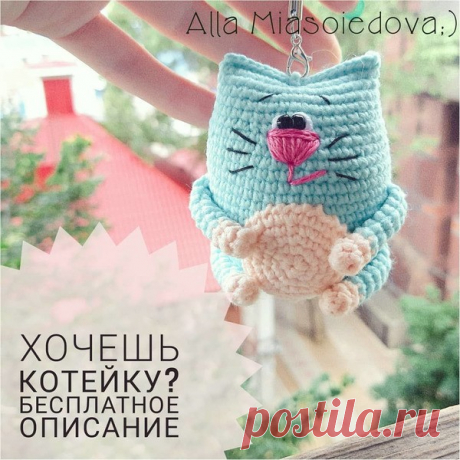 Котейка амигуруми