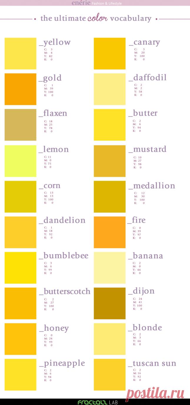 THE ULTIMATE COLOR VOCABULARY – PART III | enérie