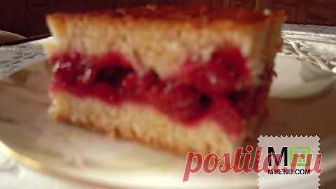 Пирог вишневый вкусный. - кулинарный рецепт. Миллион Меню